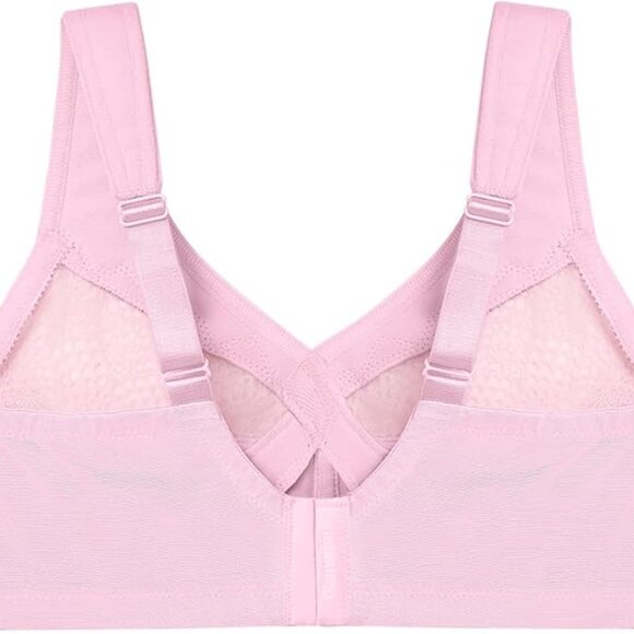 **Glamorise** Full Figure Magic Lift Moisture Control Wirefree Bra NWOT 46H 1064 - Picture 5 of 9